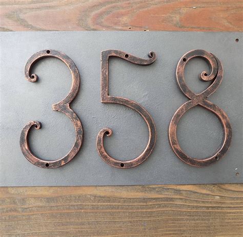 house numbers metal|individual metal house numbers.